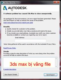 3Ds Max Bị Văng File