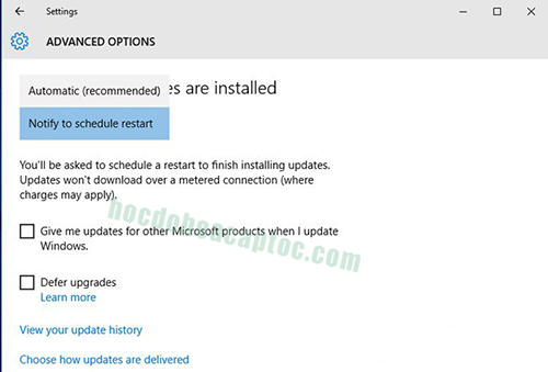 Tổng Hợp 6 Cách Tắt Update Windows 10