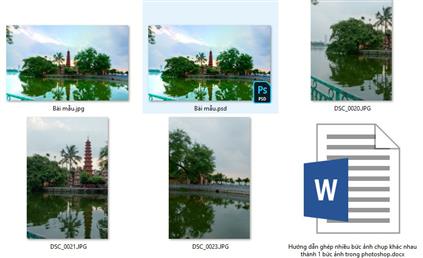 Hướng dẫn ghép nhiều bức ảnh chụp khác nhau thành 1 bức ảnh trong photoshop1 Hướng dẫn ghép nhiều bức ảnh chụp khác nhau thành 1 bức ảnh trong photoshop