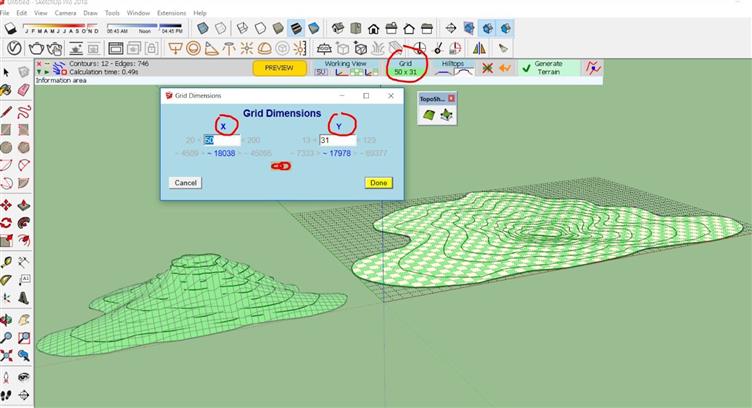 Mô hình địa hình trong Sketchup: Với các bạn yêu thích thiết kế, mô hình địa hình trong Sketchup sẽ là một điểm nhấn đặc biệt và thú vị. Các chi tiết được tái tạo chân thực đến từng centimet, giúp người dùng có thể dễ dàng hình dung và sáng tạo theo ý tưởng của mình. Hãy cùng xem hình và khám phá sức mạnh của Sketchup!