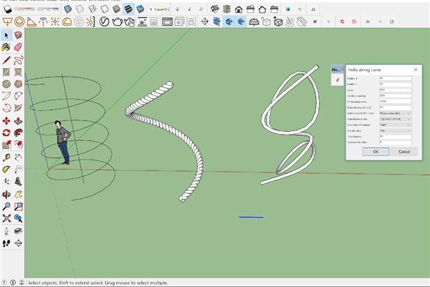 Cách tạo mái vòm trong Sketchup thiết kế mái vòm trên Sketchup