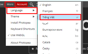 Photoshop Online Tiếng Việt