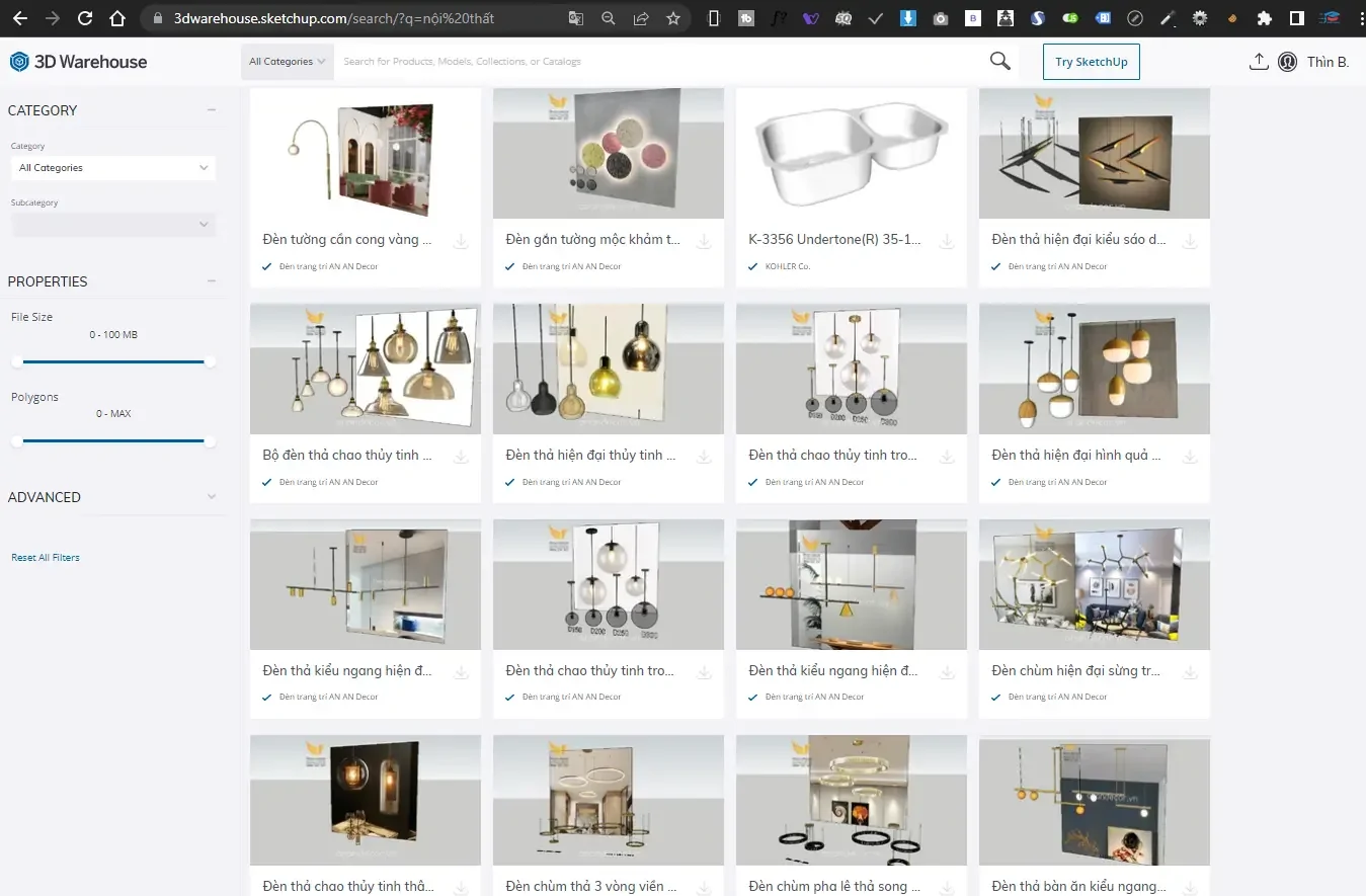 Thư viện sketchup miễn phí tổng hợp đủ các thể loại Thư viện sketchup miễn phí tổng hợp đủ các thể loại