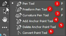 Hướng dẫn sử dụng công cụ Pen Tool Photoshop những công cụ pen tool