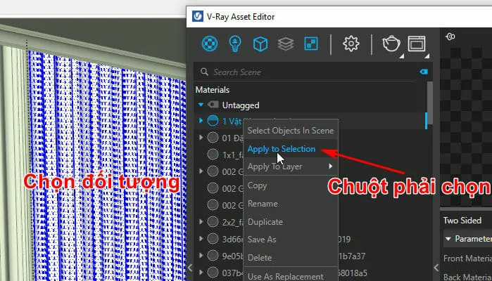 Cách tạo vật liệu cơ bản trong vray Sketchup Vật Liệu Cơ Bản Trong Vray Sketchup
