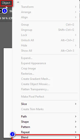 Cách sử dụng và tạo Blend trong Illustrator Blend trong Illustrator