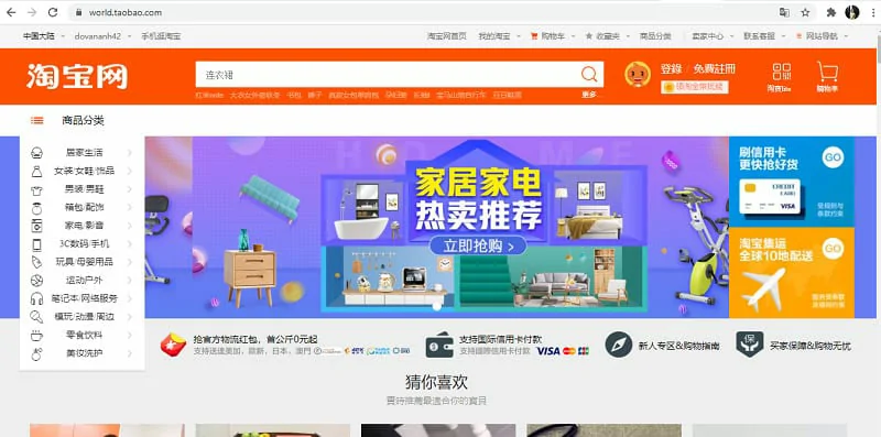 Cách mua hàng trên taobao an toàn và tiết kiệm Đặt hàng Taobao trực tiếp trên website