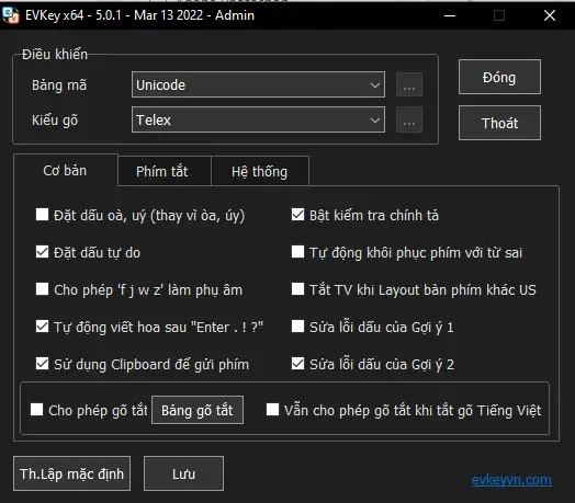 EVKEY bộ gõ tiếng việt chuẩn và xịn nhất EVKEY bộ gõ tiếng việt chuẩn và xịn nhất 2023