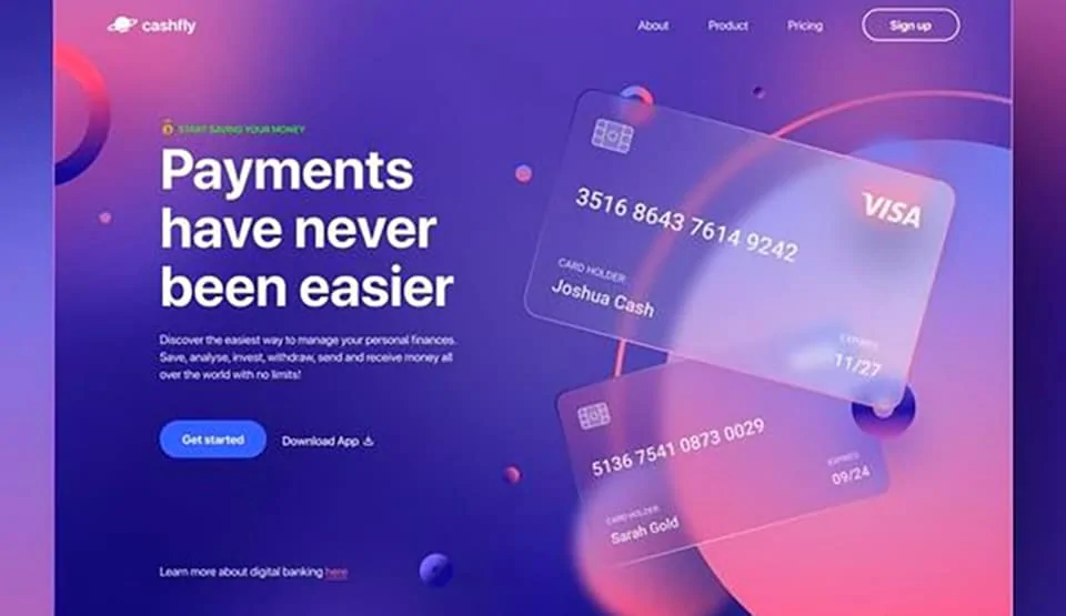 Cách sử dụng gradient trong thiết kế Gradient cho website