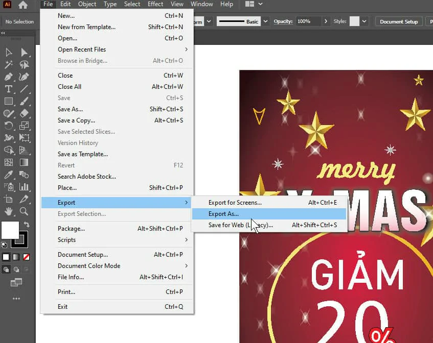 Cách xuất file Illustrator hiệu quả nhanh chóng và chính xác Lưu file SVG