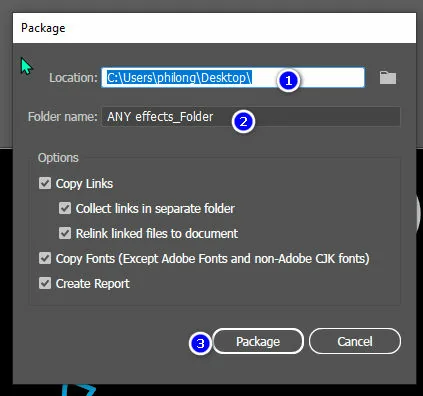 Cách lưu file trên Illustrator mới nhất Cách đóng gói file trên Illustrator