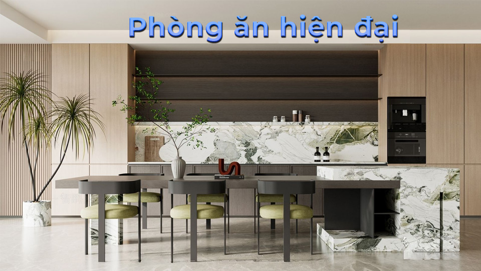 Thư Viện Phòng Ăn Hiện Đại