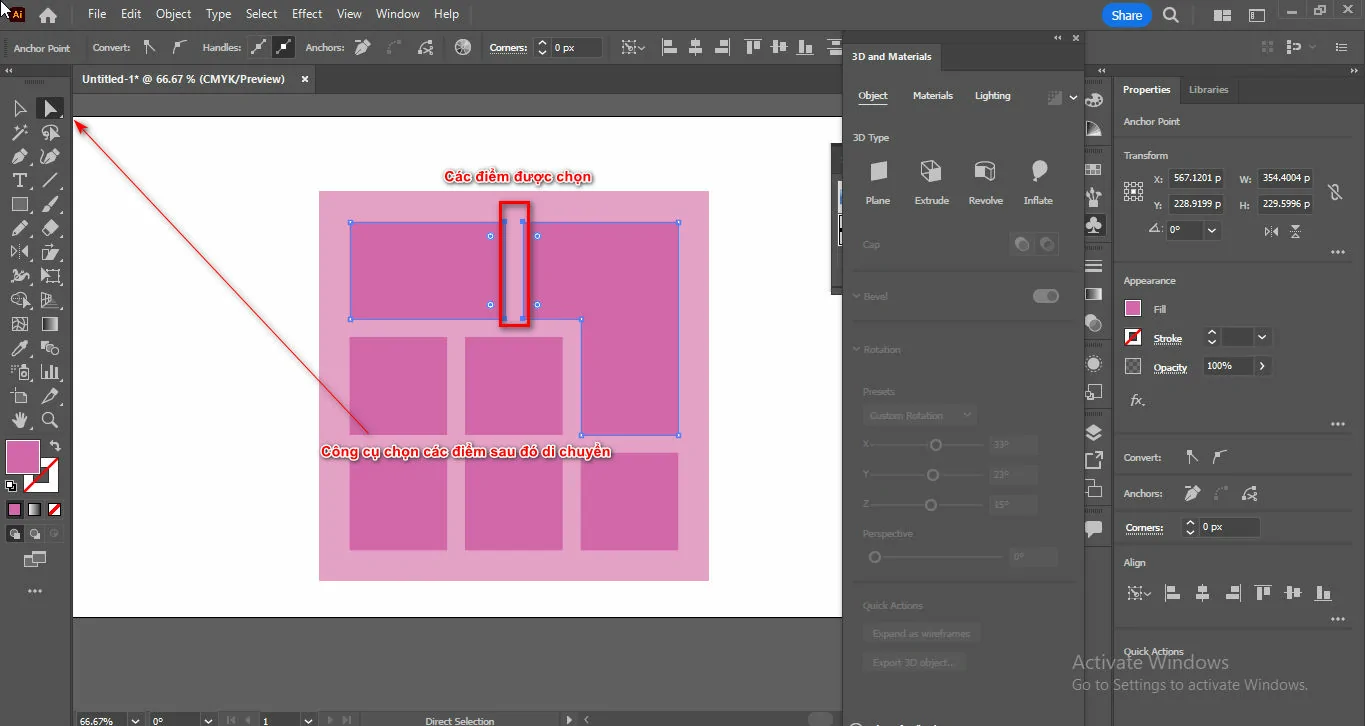 Cách tạo bàn phím 3D trong illustrator Cách tạo bàn phim 3D trong illustrator