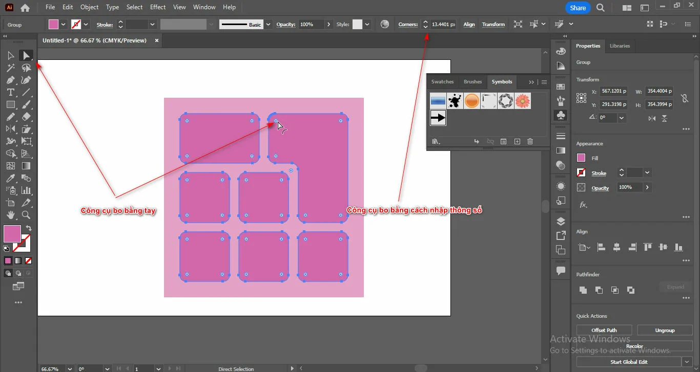 Cách tạo bàn phím 3D trong illustrator Cách tạo bàn phim 3D trong illustrator