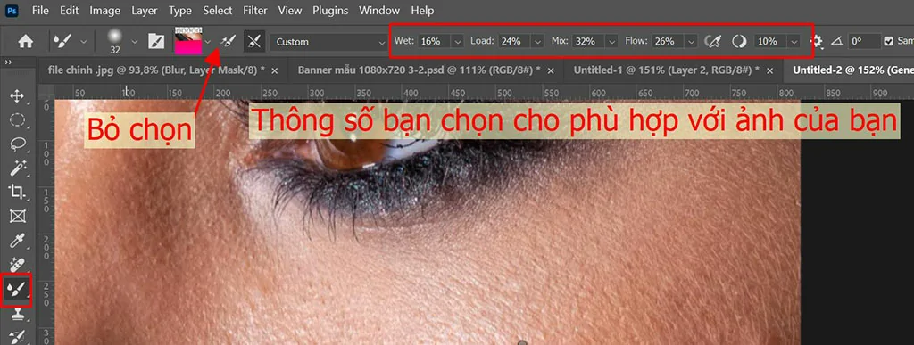 Công thức cách làm mịn da nâng cao trong Photoshop chi tiết Cách làm mịn da nâng cao trong Photoshop chi tiết