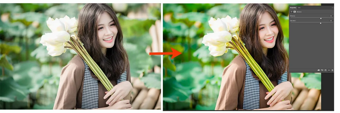 Cách chỉnh màu trong Photoshop cực đẹp mới nhất 2022 Kết quả của việc chỉnh màu trong Photoshop
