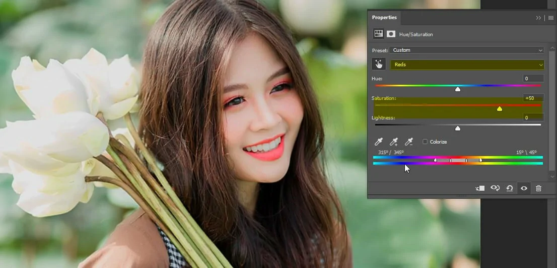 Cách chỉnh màu trong Photoshop cực đẹp mới nhất 2022 Kết quả sau khi chọn màu