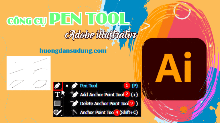 Hướng dẫn sử dụng Pen Tool Photoshop