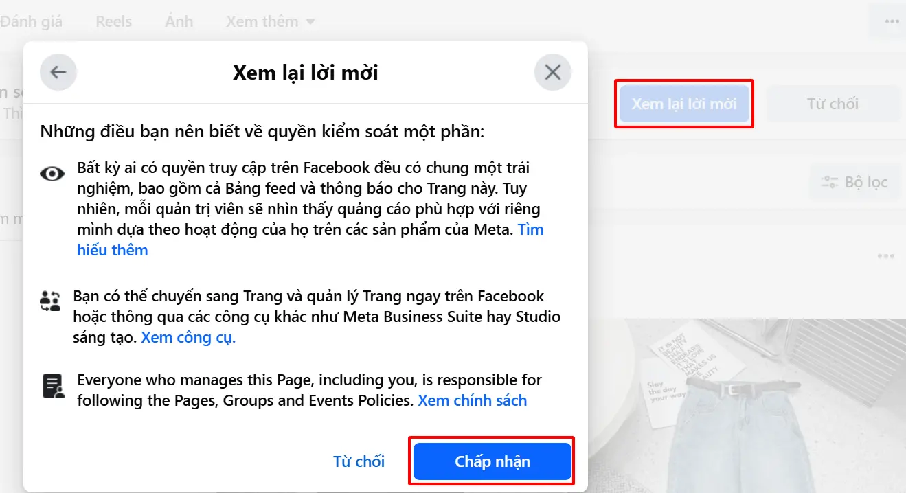 Cach them quan tri vien cho page 12 Cách thêm quản trị viên cho page
