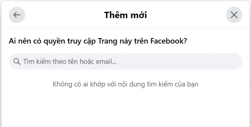 Cach them quan tri vien cho page 6 Cách thêm quản trị viên cho page