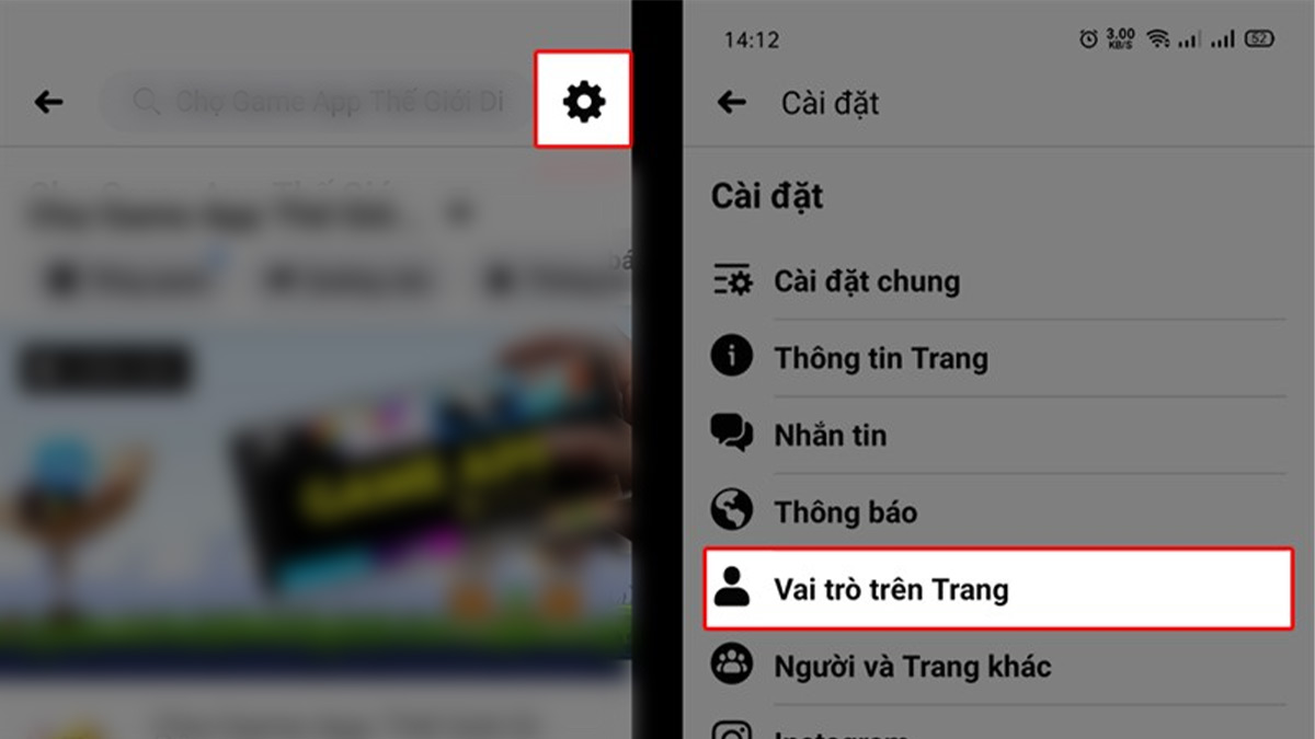 cach them quan tri vien cho page facebook 4100 1745767394 Cách thêm quản trị viên cho page Facebook trên điện thoại bước 2