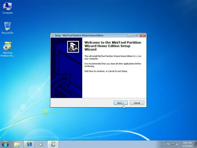 Cách chia ổ cứng win 7 10 11 cực nhanh và hiệu quả bằng Partition Wizard 4 Ấn Next trong cửa sổ hiện tại để tiếp tục